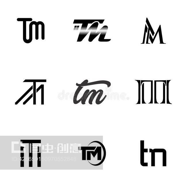 字母商标Letter TM logo